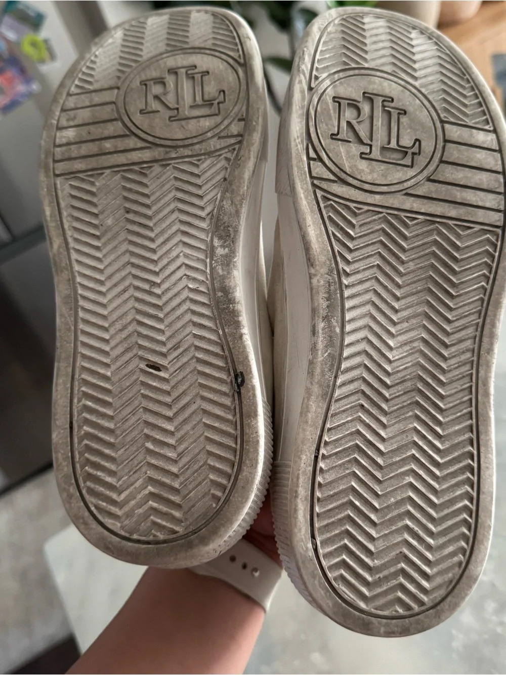 LRL Ralph Lauren Daisie Canvas & Suede Sneaker